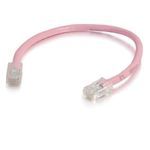 Quiktron® C2G® 04257 Non-Booted UTP Ethernet Network Patch Cable, Category: Cat 6, 24 AWG Bare Copper Conductor, 8P8C RJ45 Male Connector, 5 ft Cord Length