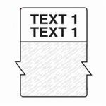 Brady® M21-1250-427 M Series Label Maker Cartridge, 14 ft L x 1-1/4 in W, Vinyl, Translucent/White
