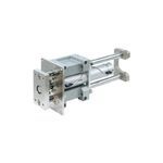 SMC® MGGMB32-100 MGG Standard Cylinder, 32 mm Cylinder Bore, 100 mm L Stroke, 484 N Max Force, Double Acting Cylinder Action, Basic Mounting