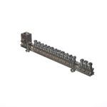 Siemens EC2GB152 Ground Bar Kit, 14 to 4 AWG, 15 Terminals, For Use With: ES and PL Loadcenter