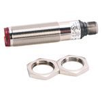 Allen-Bradley 42CM-R1MPB-A2 18 mm Metal Sensor, 18 mm Cylindrical, Transmitted Beam Receiver, Infrared, Not Adj Sen, PNP, DC Comp LO/DO, 2 m (6.5 ft) Cable, Metal, 18mm Mount, 2.00 ms, 3 mm Min Sens Dis, 20000 mm Operating Dis, 14000 mm Sens Dis