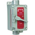 Killark® XS-51C Tumbler Switch Control Station, 120/277 VAC, 20 A, SP Contact Configuration