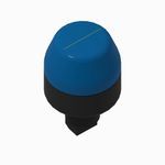Allen-Bradley 855PD-B24MEF6822 2 Ckt Panel Mount Alarm, 24V AC/DC, 45 mm Diameter, Full Lens, Blue, Yellow, 22.5 mm Round Mounting Hole