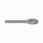 SGS Pro® 10282 Performance Line Omega SE-3 DDC Deep Imperial Carbide Burr, Radius End, Oval Head Shape, 3/8 in Diameter Head, 2-19/50 in OAL, Double Cut