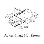 nVent HOFFMAN P19KBPVT DACCY Pivoting Keyboard Shelf With Mouse Tray, 3-1/2 in H x 18.89 in W x 19-1/4 in D, 2 Rack Unit, Steel