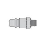 Foster® 4 1-Way Shut-Off Plug, 1/4 in, MPT, 300 psi, Steel