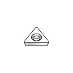 Kennametal® 4053336 Screw-On Turning Insert, TDHB Insert, Material Grade: C3/C4, 12807505 Insert, Triangle Shape, Neutral Cutting Direction, Carbide, Manufacturer's Grade: KCU10