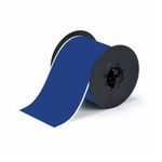 Brady® B30C-4000-595-BL Vinyl Label, 4 in W, Blue Legend/Background, Vinyl Film