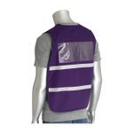 PIP® 300-2501/2X-3X 300-2500 Non-ANSI Incident Command Vest, 2XL/3XL, Purple, 35% Cotton/65% Polyester, Hook and Loop Closure, 4 Pockets