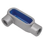 BlueKote® LR77 Type LR Conduit Body, 2-1/2 in Hub, 7, 102 cu-in, Iron, Zinc Plated with Epoxy Powder Coated