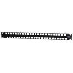 PREMISE WIRING iSTATION™ UDX48E1U Flat Super High Density Unloaded Multi-Media Panel, 48 Ports, Category: Cat 5e/6/6a, Steel