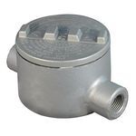 Appleton® Unilets™ GRC50 GR Series C-Style Conduit Outlet Box With Cover, 1/2 in, 3.38 in Cover Opening, 18 cu-in Capacity, Triple Coated