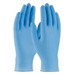 PIP® Ambi-dex® 63-336PF/L Heavy Duty Premium Overdrive Disposable Gloves, L, Nitrile, Blue, 10 in L, Powder-Free Powder, Textured Grip