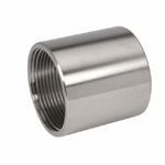 Gibson Stainless® CPL75 Conduit Coupling, 3/4 in, 316 Stainless Steel, For Use With NPS Threaded Conduit, Bright Polished