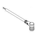 Brad® Micro-Change® 705001D02F120 120072 Single End Cordset, 1/2-20 UNF Connector, Female Connector, 12 ft Cable Length, 5 Pole, 2 Keyway