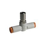 SMC® AS2051F-07D AS Series In-line Speed Controller, 1 MPa Pressure, 460 Lpm Flow Rate, PBT Body