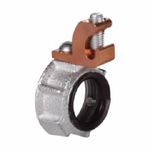 Crouse-Hinds HGLL8C Grounding Bushing With 8 to 1/0 AWG Copper Lug, 3 in Trade, Malleable Iron, Zinc Plated