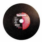 SAIT® Iron Worker™ 24051 Fast Cut Straight Chop Saw Wheel, 14 in Wheel Diameter, 3/32 in Wheel, 1 in Center Hole, Aluminum Oxide Abrasive