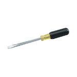 IDEAL® 35-164 Heavy Duty Screwdriver, Keystone Point, 1/4 in Point, CRV Steel Shank, 8-3/8 in OAL, Polished Chrome