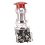 Allen-Bradley 800H-DP9 800H PB, Type 7&9, Mushroom Head PB, Std Mushroom Head, Yellow, No Block This Position, No Contact Blocks, No Block This Position, No Block This Position, No Block This Position, No Special Head, No Guards on Terminals