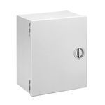 nVent HOFFMAN A36N308LP A1M Medium Wall Mount Enclosure With Recessed Handle, 36 in L x 30 in W x 8.62 in D, NEMA 1, Steel