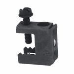 B-Line BC1 Conduit to Beam Fastener, 1/2 in Conduit, 1/2 in Flange Thickness, 100 lb Load, High Carbon Steel, Zinc Plated