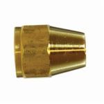 Midland Industries 10020 Short Rod Nut, Nut, 5/8 in, 45 deg Flare Threaded UNF End Style, Brass, Import Domestic/Import