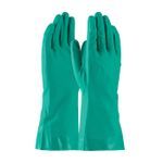Assurance® 50-N160G/L Medium Weight Chemical-Resistant Gloves, L, Ambidextrous Hand, Nitrile, Green, Flock Lining, 13 in L, Resists: Abrasion, Cut, Chemical and Puncture, Unsupported Support, Straight Cuff, 15 mil THK