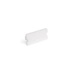 QuickPort® 41291-1BW Connector Insert MOS Blank Module, Snap-On Mount, Plastic, White