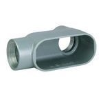 Killark® Duraloy® 7 LB27 Type LB Conduit Body, 3/4 in Hub, 7 cu-in Capacity, Iron, Triple Coated
