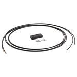 Allen-Bradley 43GT-TQC25ML Glass Fiber Optic Cable, Transmitted Beam, Glass, Combination Brass/StnlsStl, TQ Threaded 5/16 Right Angle, One Sensing Tip, PVC 200 F, 200 degree F, Std 0.9m, 36 EA, 3.2 mm Randomized Bundle, Right Angle Tip, THRD Tip