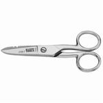 Klein® 2100-7 Heavy Duty Electrician's Scissor, 1-7/8 in Length of Cut, 5-1/4 in OAL, Blunt Tip, Serrated Edge