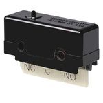 Honeywell MICRO SWITCH™ DT-2R-A7 Double Throw Micro Standard Basic Switch, 28 VDC, 10 A, Pin Plunger Actuator, DPDT Contact Configuration, 2 Pole