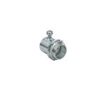 Bridgeport®  EMTCONSS34 Set Screw Connector, 3/4 in Trade, For Use With EMT to Box or Enclosure, Steel
