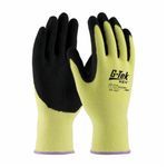 G-Tek® KEV™ 09-K1660-M Medium Weight Cut-Resistant Gloves, M, Nitrile Coating, Elastic Knit Wrist Cuff, Resists: Abrasion, Puncture and Tear
