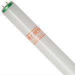 Shat-R-Shield® 30083 Linear Straight Shatter-Resistant Fluorescent Lamp, 40 W Wattage, Bi-Pin G13 Medium Lamp Base