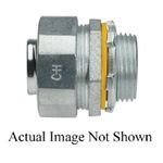 Crouse-Hinds Liquidator™ LT15090 Non-Insulated Liquidtight Conduit Connector, 1-1/2 in Trade, 90 deg Angle, Malleable Iron, Electroplated Zinc