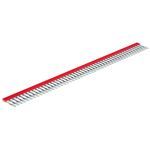 Allen-Bradley 1492-CJP3-50-RE Terminal Block Accessory,  Center Jumper,  IEC,  Red,  50 Pole,  For use with 2.5mm Terminal Blocks