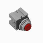 Allen-Bradley 800T-B6BY 800T PB, 30mm Momentary Push Button, Extended Head Push Button, Extended Head, Red, Std, Std, Red, No Guards on Terminals, 1 NO 1 NC Stackable Sealed, 1 NO 1 NC Stackable Sealed, 2 NO 2 NC Stackable Sealed, Device w/ Pkg