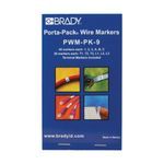 Brady® PWM-PK-9 Repositionable Wire Marker Label Book, B-500 Vinyl Cloth