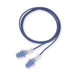 Howard Leight by Honeywell FDT-30-SM Fusion® Corded Multi-Use Earplug, 25 dB Noise Reduction, 4-Flange Shape, Specifications Met: ANSI S3.19-1974, Reusable