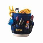 Irwin® 420001 Pro Bucket Tool Organizer, 18-3/4 in H x 5-1/2 in W x 16 in D, 56 Pockets, 600D Polyester, Blue/Black
