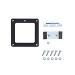 Hoffman F88LSAG F10 90 deg Sealing Plate, 8 x 8 in, For Use With Type 12 Lay-In Wireway, Steel, Gray