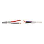 SUPERIOR ESSEX® 2F-C52-44 Power Limited Shielded Security Control Plenum Cable, 300 VAC, (8) 18 AWG Solid/Stranded Fully Annealed Bare Copper Conductor, 1000 ft L