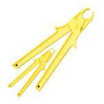 Ferraz Shawmut 34-015G Small Fuse Puller, 5 in OAL, Insulated: Yes, Nylon