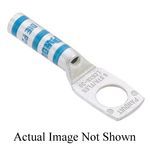 Panduit® Pan-Lug™ LCBX500-12-6 1-Hole Straight Lug Compression Connector, 500 kcmil Stranded Copper Conductor, Die Code: P99, 1/2 in Stud, Tin Plated Copper