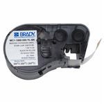Brady® MC1-1000-595-YL-BK M Series Wire Marker Sleeve Label Cartridge, 25 ft L x 1 in W, Vinyl, Black/Yellow