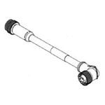 Brad® Mini-Change® 113021A01F060 130010 A-Size Double End Cordset, 7/8-16 UN Connector, Straight Male x 90 deg Female Connector, 6 ft Cable Length, 3 Pole, 1 Keyway