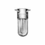 Red Dot® VXG-11 Outdoor Vaporproof Light With Glass Globe, 1/2 in Ceiling Outlet, 100 W Fixture