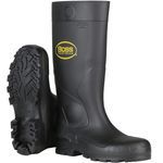 Boss® 382-810/9 Boots, 9, 15.8 in H, Steel Toe, PVC Upper, Resists: Water, ASTM F2413-18 M/I/C